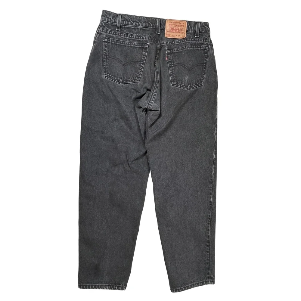 Vtg Levi's 560 Loose Fit Tapered Leg Jeans Mens 32x30 (Tag 34x30) Black‎ 90s USA